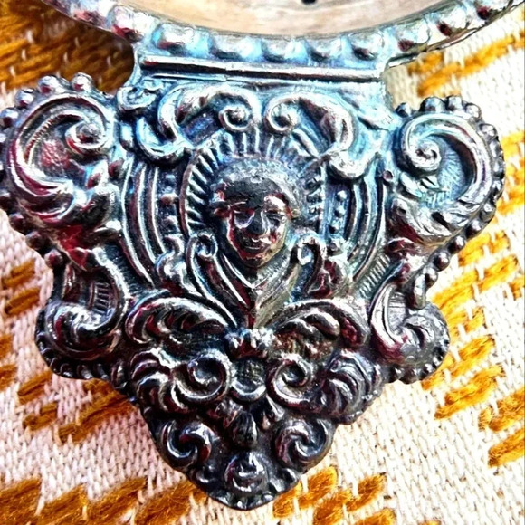 Vintage Ornate - Silver Plate Tea Strainer The Tea Shop Bergdorf - Picture 6 of 6